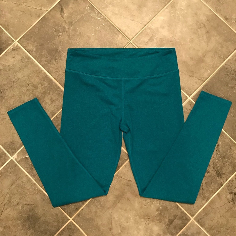 Fabletics Aqua Blue Leggings- Large
